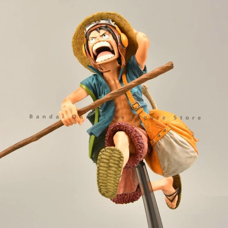 W magazynie oryginalny Bandai BANPRESTO One Piece Monkey D Luffy figurka animacja zabawka prezent Model kolekcjonerski Hobby Anime oryginalna