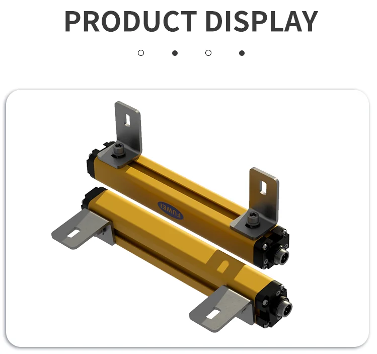 FGM-LG Lichtschranksensor 10 mm Strahlspalt 8 12 16 Abstand industriell NPN PNP 12–24 V Fläche Sicherheit Lichtvorhangsensor – Detail 12