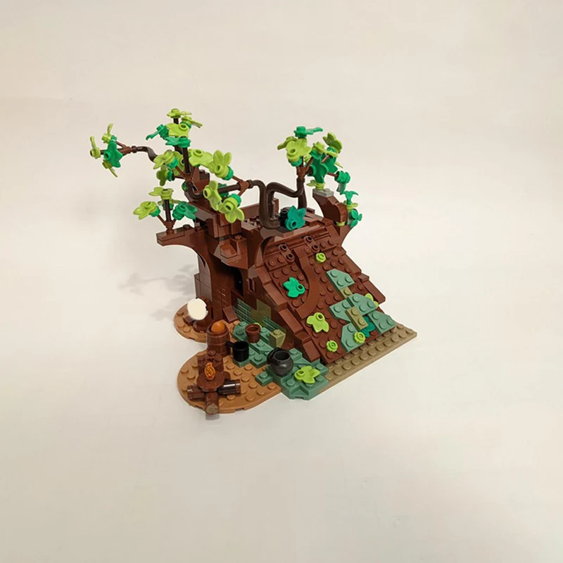 1425 قطعة MOC منزل الحداد القرون الوسطى وحدات اللبنات نموذج التعليمية لتقوم بها بنفسك لعبة التجميع للأولاد الهدايا