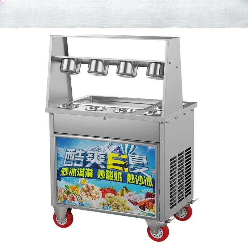 

Stir-fried yogurt machine commercial frying ice porridge machine frying milk fruit machine