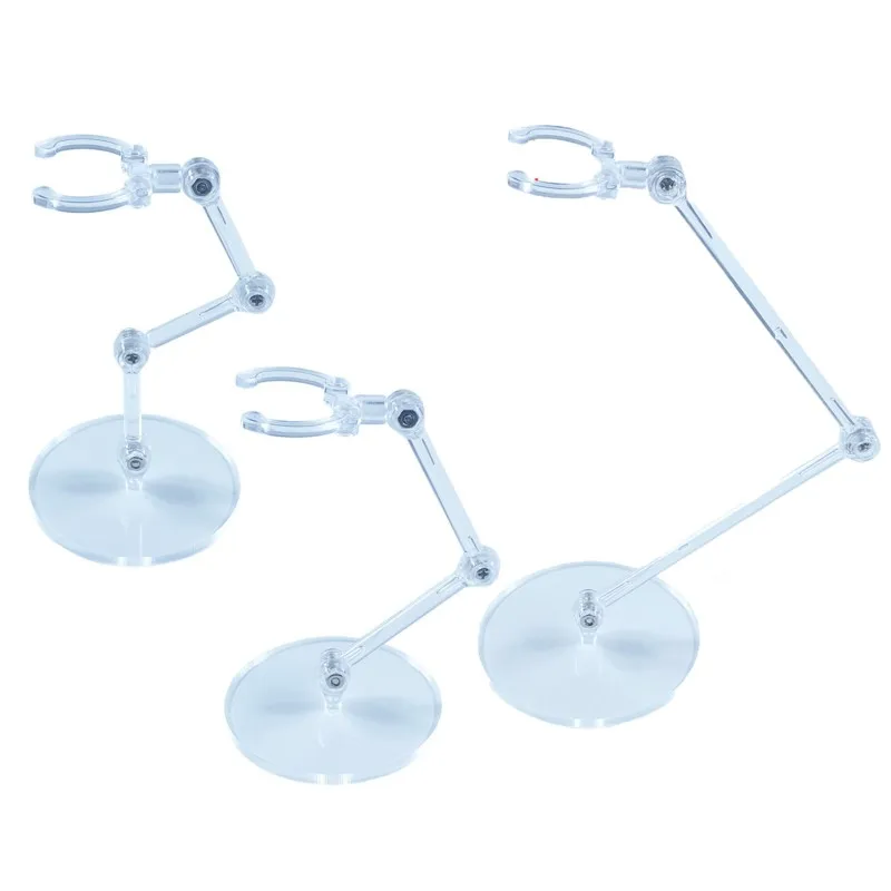 BJD Doll Transparent Base Display Stand Adjustable Standing Support Frame Doll Stands Figure Display Bracket Action Figure Stand