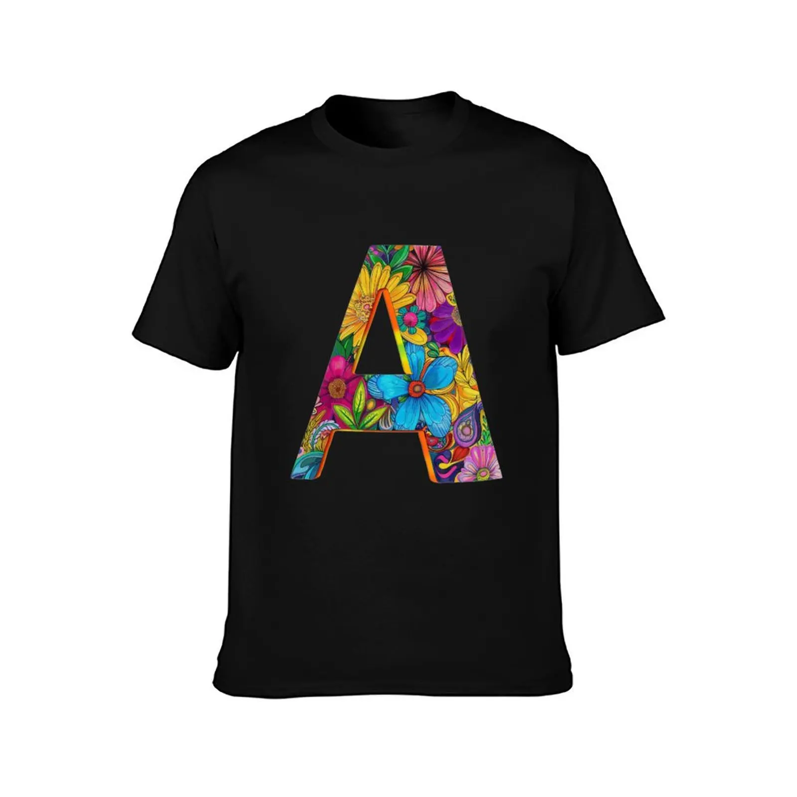 Monogram A Amity T-Shirt Summer Casual Cotton Tee Oversized Streetwear Tops Vintage Graphic Print Loose Fit Short Sleeve