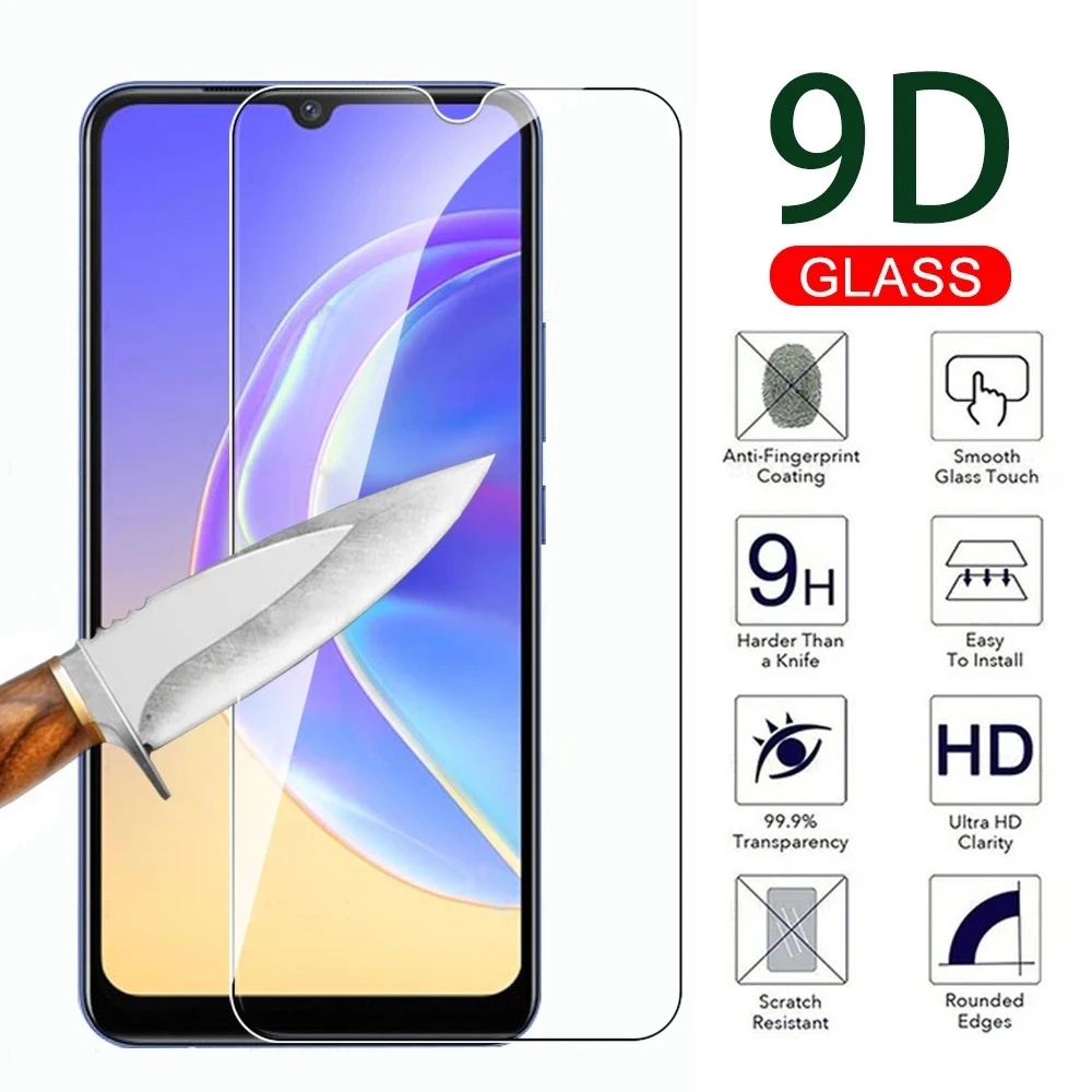 10D Tempered Glass For Vivo Y21S Screen Protector For Vivo Y31 Y21 Y20 Y20S Y20i Y53S Y33S Y12S Y11S Protection Film Cover