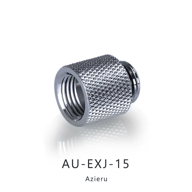 G1/4 ''Black Silver Extension ภายในทันตกรรมสกรูที่นั่ง (Extender 10-15-20-30-40mm) Cooling ขยายอุปกรณ์