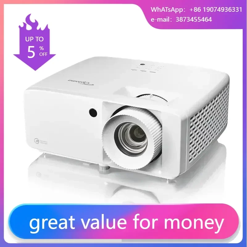 4K Laser Projector UHZ616 4000 Lumens 1.6x Optical Zoom HDR Home Classroom Commercial 4K Smart DLP Projector
