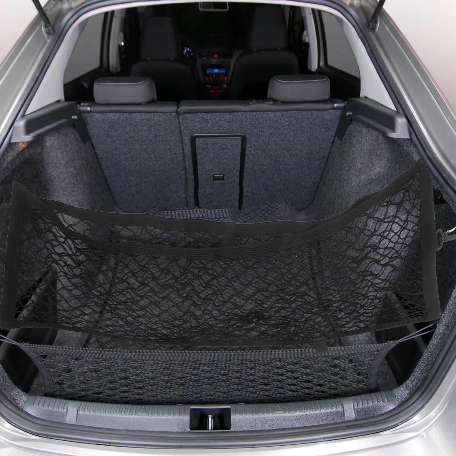 

Car Luggage Net Good Workmanship Storage Solution Car Trunk Cargo Net for Pickup Trucks Suvs Travel Camping Outdoor Activities
