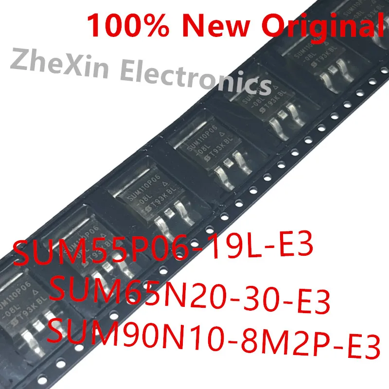 5-pcs-lote-sum55p06-19l-e3-、-sum65n20-30-e3-、-sum90n10-8m2p-e3-novo-trans-mosfet-p-ch-sum55p06-、-sum65n20-、-sum90n10