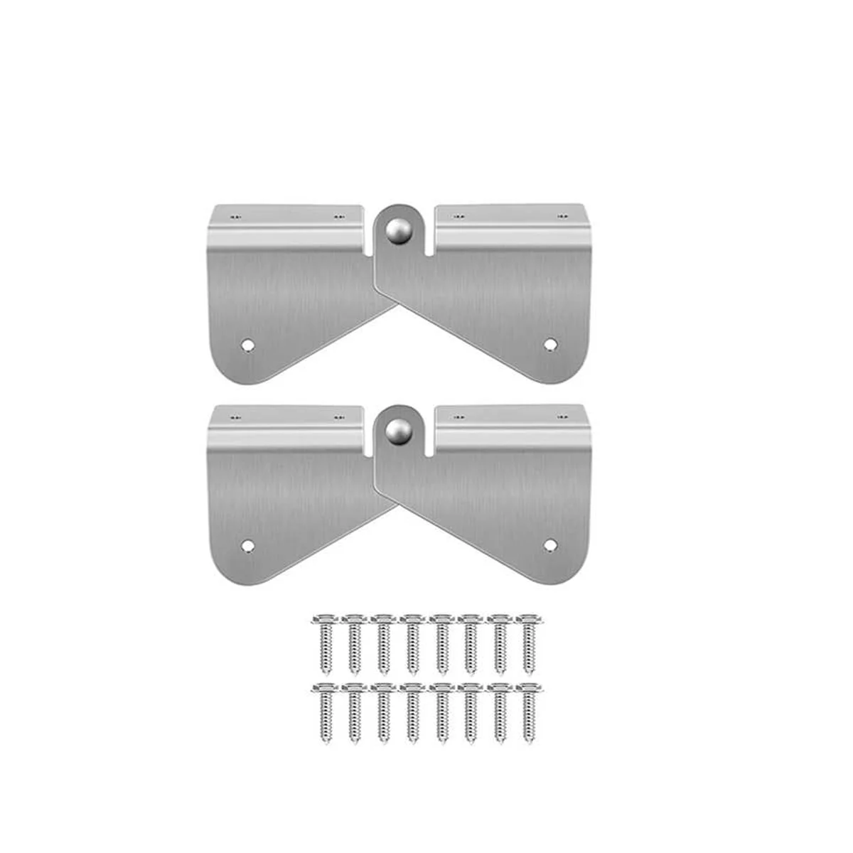 2PCS Gutter Extension Hinge Also Includes Screws Easy DIY Installation on Any Size Rectangle or Square Downspout