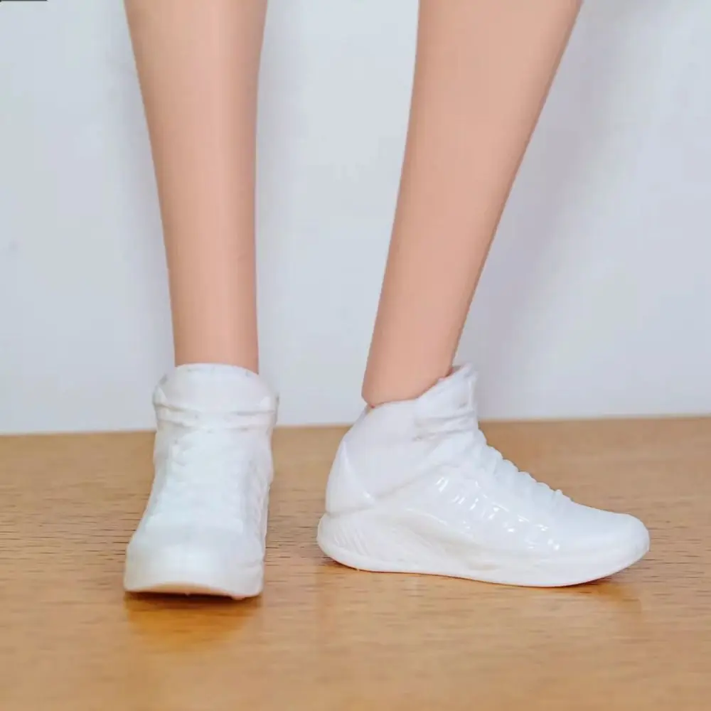 1Pair For 30cm Female Dolls,1/6 Bjd Dolls Super Model Boots Original Doll Accessories Plastic High Heels Casual Shoes New ﻿