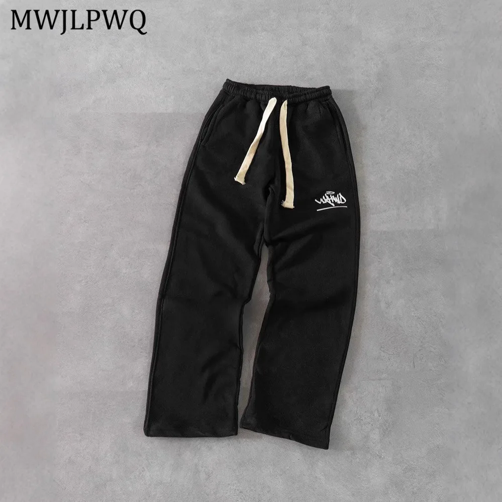 

MWJLPWQ модные принтом Y2K готические спортивные штаны большого размера Mlale High Street на шнурке персонализированные осенние повседневные свободные брюки 20186