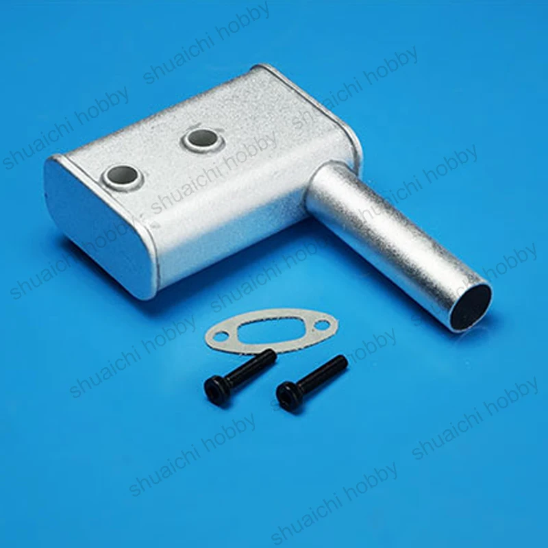 1PCS DLE 30 Engine Exhaust Tube Vent-pipe Escape Pipe with Washer Screws Spare Parts for RC Fixed Wing Racing Drone Accessories