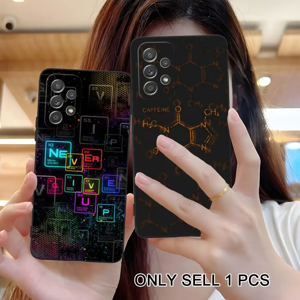 Chemistry Painting Phone Case for Samsung Galaxy A57 56 55 54 53 52 51 37 36 35 34 33 32 31 5G Soft TPU Shockproof Cover