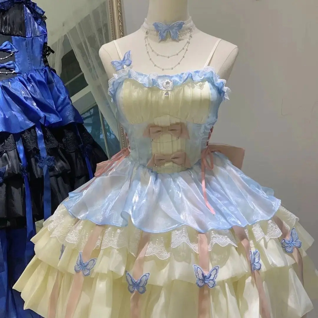 

Flat replacement suspender Platycodon Eros Covenant Original lolita princess dress short tutu skirt