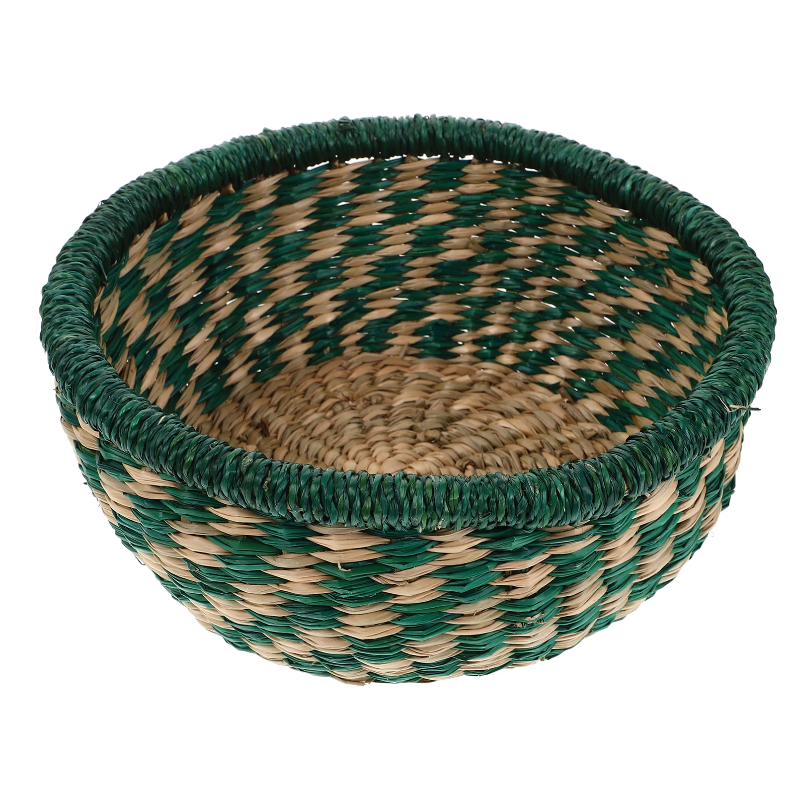 

Seagrass Woven Baskets for Home Decor Kitchen Snack Tray Boho Green Storage ganizer Fruit Container