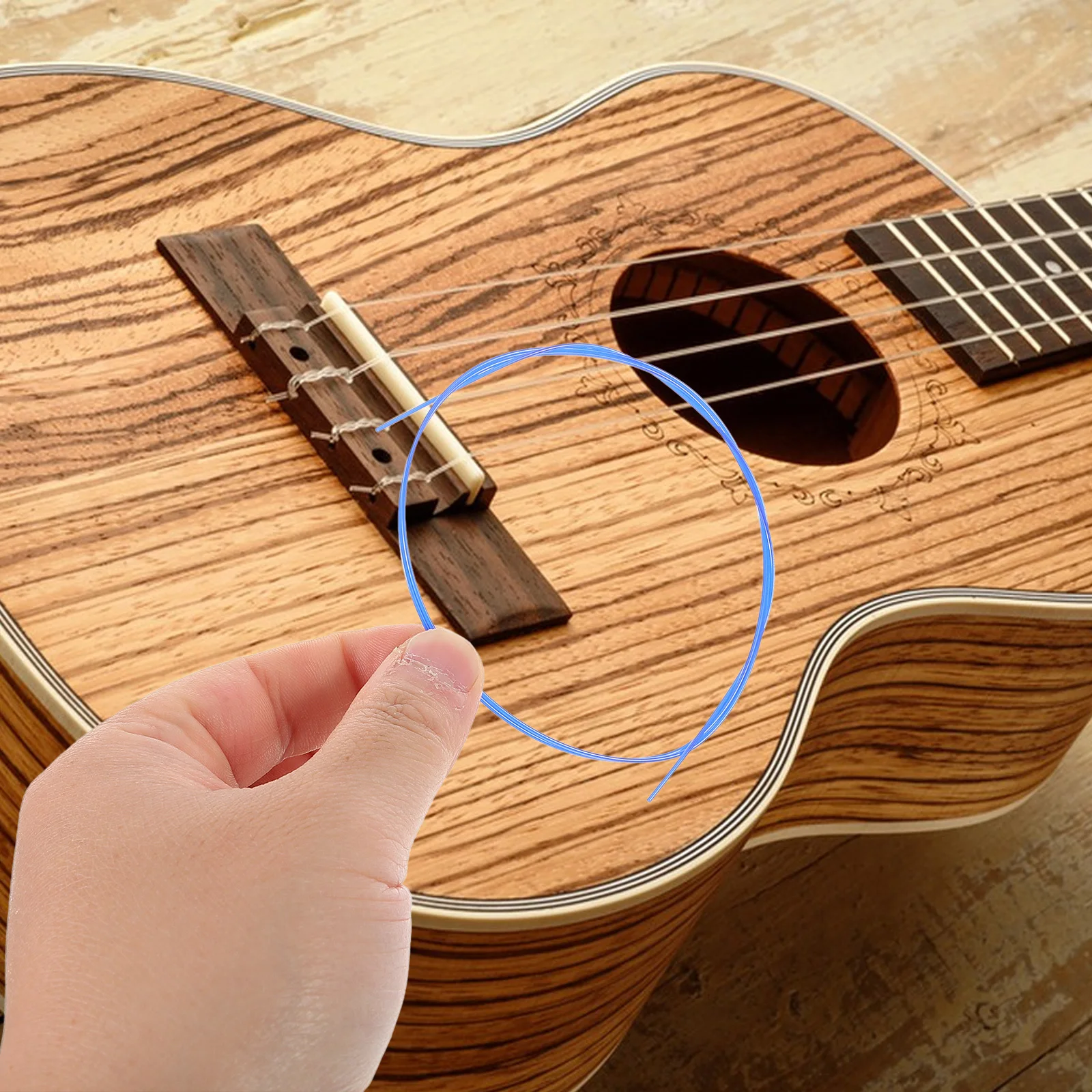 

4pcs Ukulele Strings Set Colorful Nylon For U104 Smooth Longlasting Replacement Parts Soprano Concert Tenor Instrument