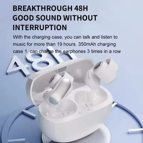 Imagen 2 del producto Nuevos auriculares V12 inalámbricos Bluetooth 5,3 auriculares abiertos auriculares deportivos estéreo HiFi micrófono HD llamada auriculares con Clip para la oreja para BOSE Ultra