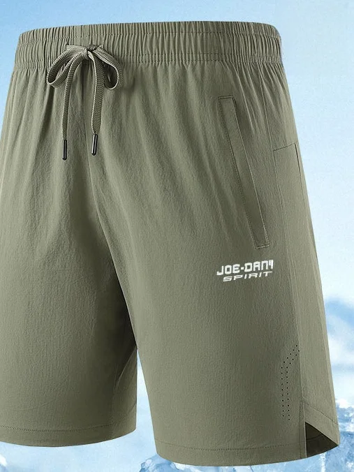 

Мужские спортивные шорты AIRJOEDANY для баскетбола и бега, удлиненные, летние, эластичные, из нейлона, быстросохнущие