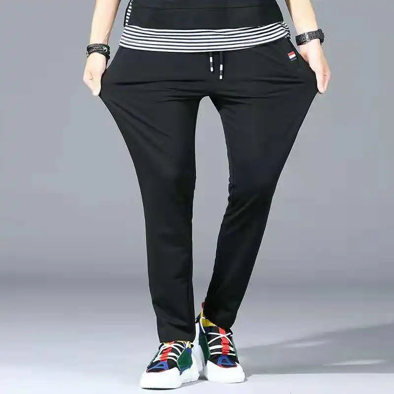 Invisible Zipper Crotch Pants Casual Pants Cotton Loose Sports Men\'s Trousers Outdoor Sex Is Convenient for Couples In The Field