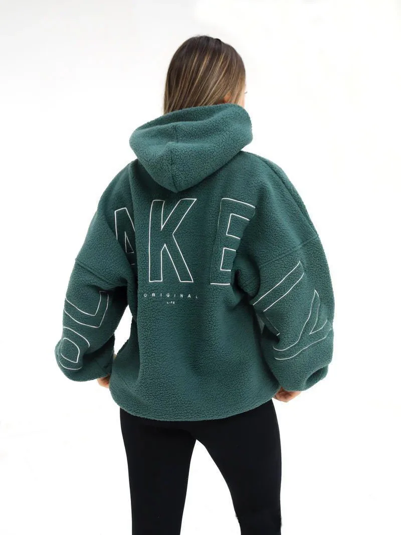 

Sweatshirt With Hat Womens Casual Hoodies Winter Stitched Blocked Thickened Aesthetic Punk-Style Soft Beautiful Plain Ins