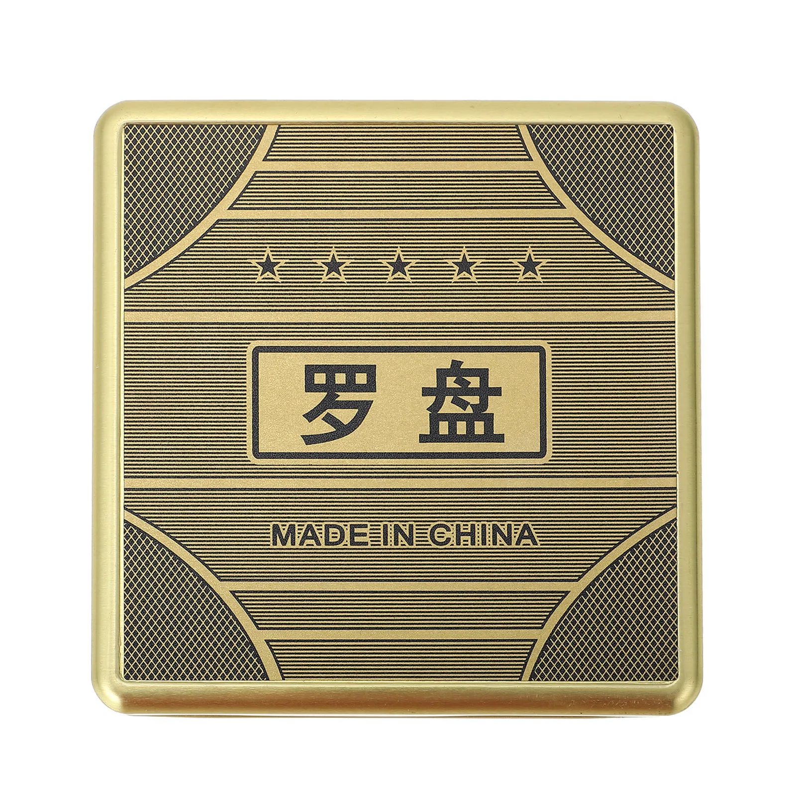 

1Pcs Pan Compass Feng Shui Square Design with Degree Scale for Hiking Camping Survival Outdoor Activities Elegant Portable