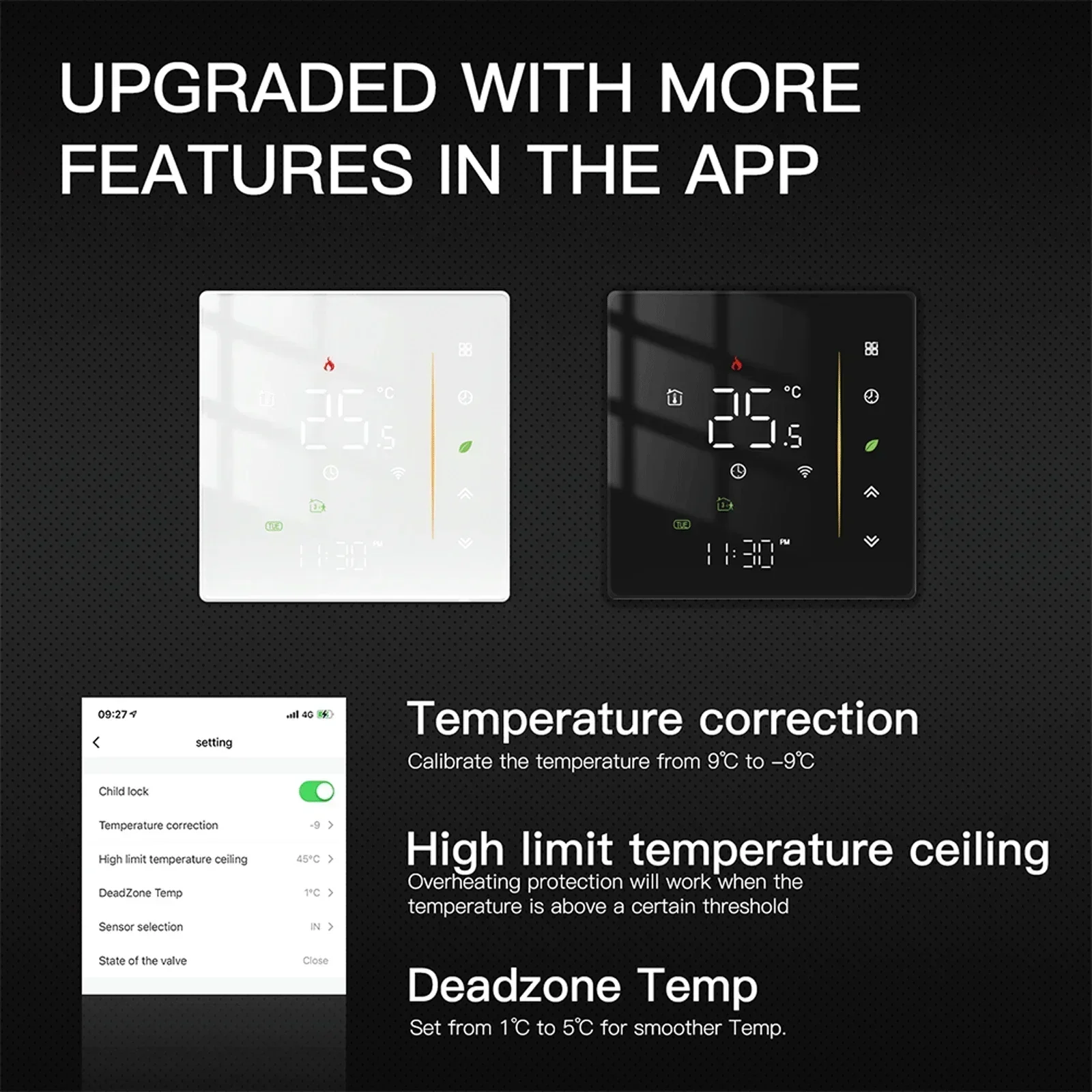 MOES Zigbee Thermostat อุณหภูมิห้อง Controller น้ํา/เครื่องทําความร้อนไฟฟ้าหม้อต้มแก๊สความชื้น Tuya ทํางานร่วมกับ Alex 5A16A