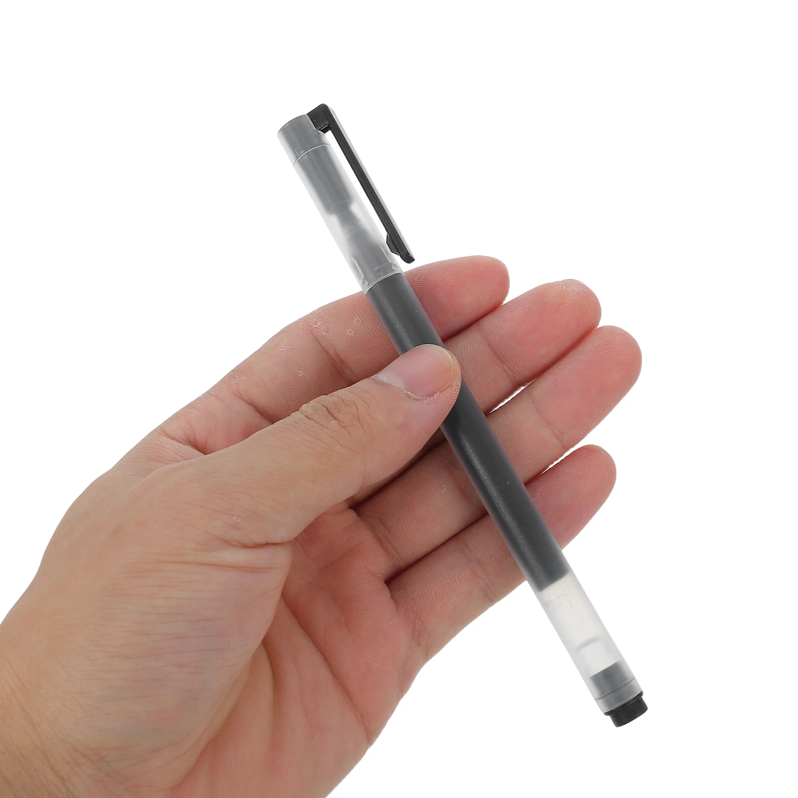

20pcs Large Capacity Medium Point Black Ink Pens Liquid Smooth No Bleed For Office School Supplies Note Taking Writing