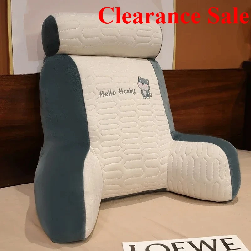 Ice Shreds Pillow Panda Increase in Height Lumbar Support Detachable Washable Cushion Student Dormitories Bed Backrest