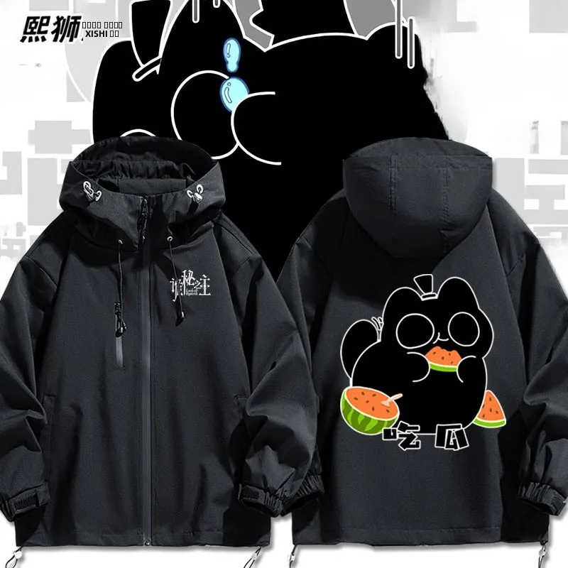 

Куртка-ветровка Mystery of the Ancients Anime Outerwear ex Autumn Winter Jaet Coat Windproof Modern Sle из полиэфирного волокна с длинными рукавами Z...