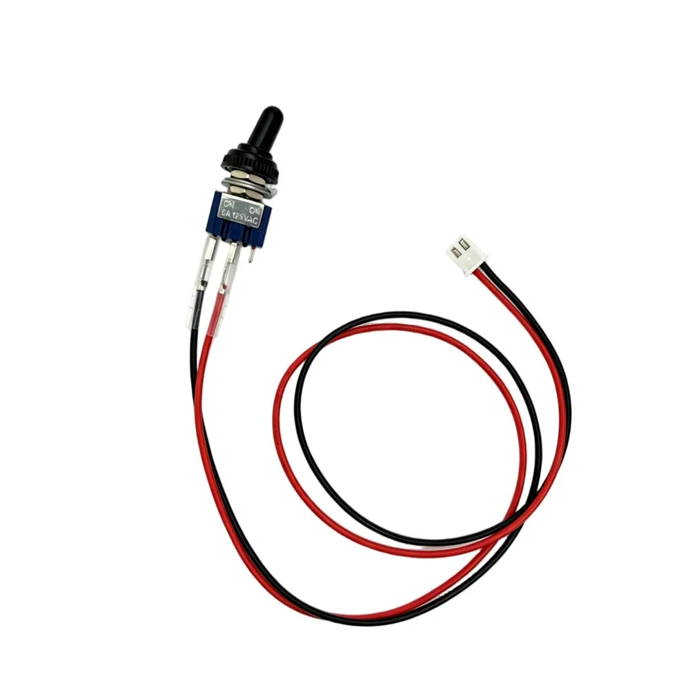 

6mm Mounting Hole 6A ON/OFF Switch with 40cm 22AWG Wire XH2.54 2P Connector for Bait Boat Tug Boat Motherboard Control