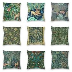 Home Decor Fox and Pheasant Tapestry Pillowcase Living Room  Bedroom  Pattern Car Seat Cushion