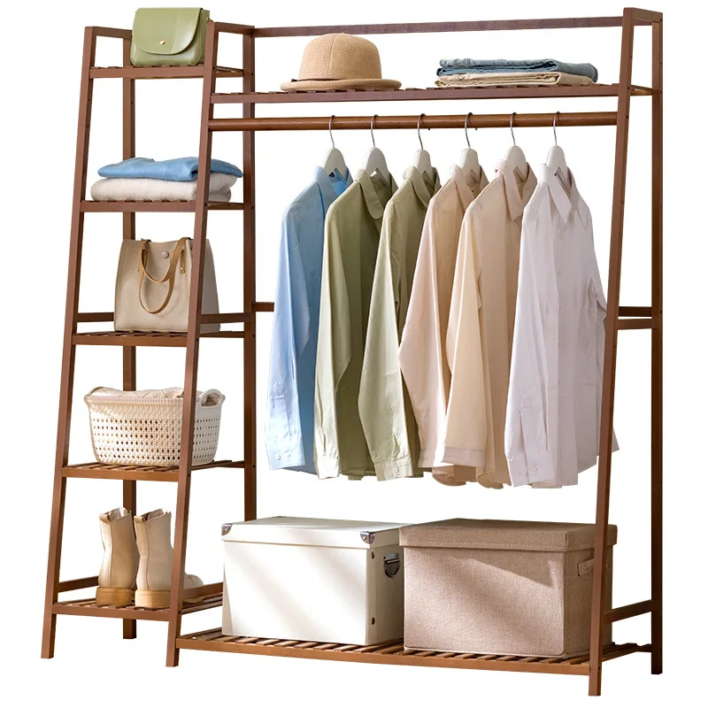 Armario simple para el hogar, habitación de alquiler con área de ropa colgante, montaje tipo estante para dormitorio