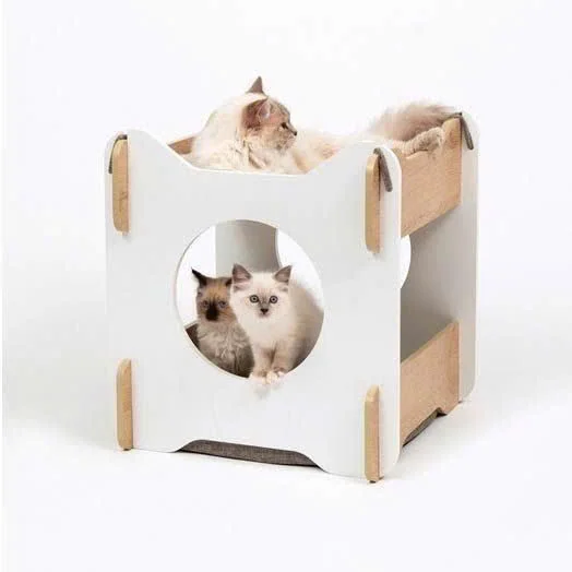 

Luxury Modern Solid Wooden Pet Cage Custom Cat House And Kennel With Animal Pattern Wholesale Cheap Price Pet Furniture
