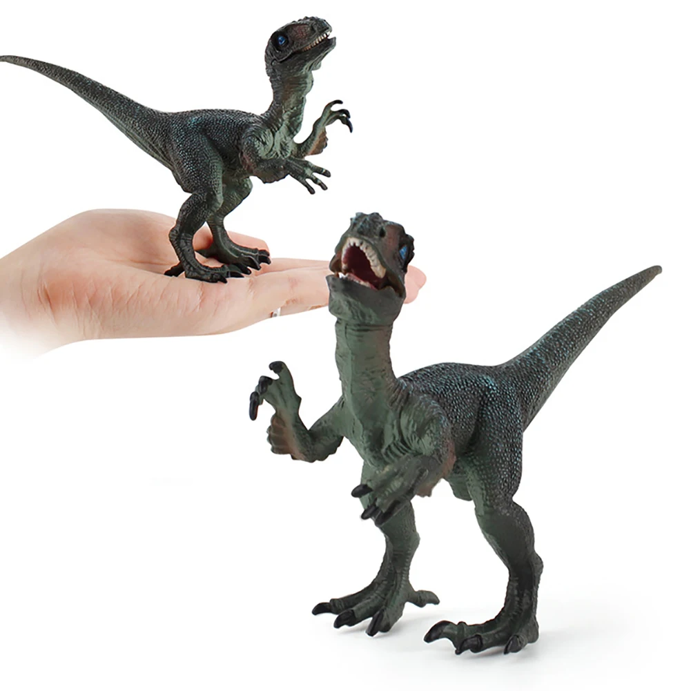 Juguete de dinosaurio de Dilophosaurus para niños, figuras de acción de PVC de simulación, modelo de juguete, Raptor, dinosaurios, adornos, juguetes