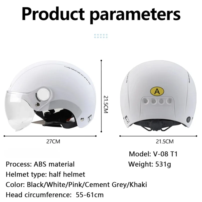 Cycling Helmet With Goggles Lens Ear Protection Reflective Sticker Bicycle Helmet MTB Road E-Bike Bike Helmet For Adult