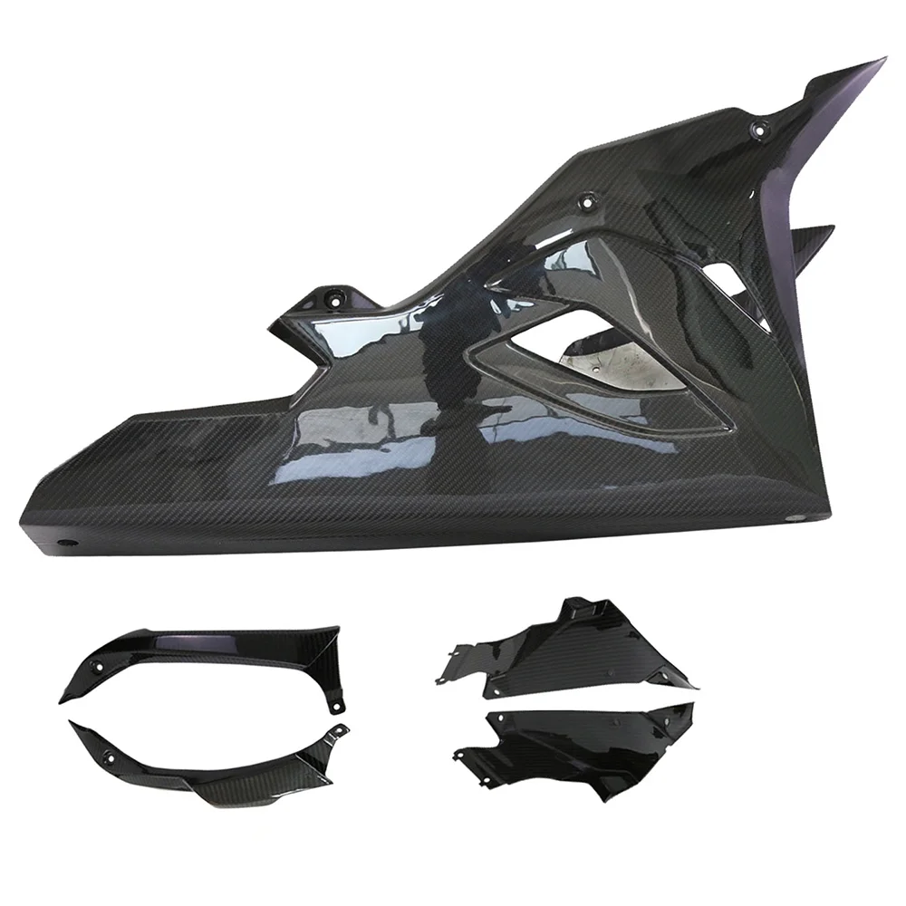 3K Carbon Fiber Belly Pan Motorcycle Body Undertray Under Fairing Kit Parts For BMW S1000RR 2020 2021 2022 2023 M1000RR 2021 202