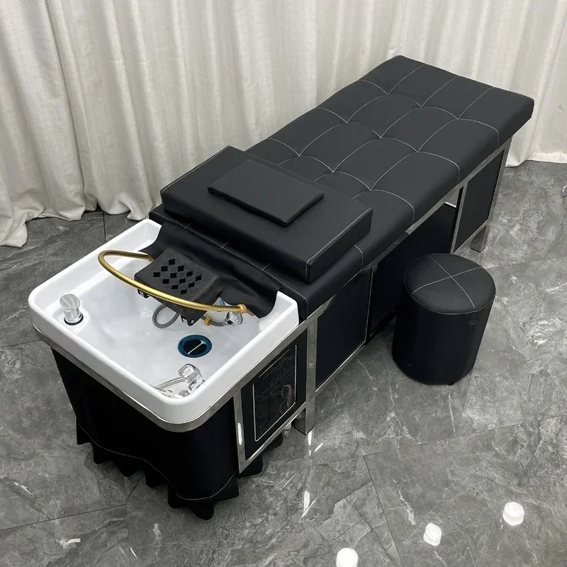 

Complete Beauty Salon Washbasin Women's Shaving Chinese Spa Hair Wash Shampoo Living Room Washing Cama Abatible Bed Stylist