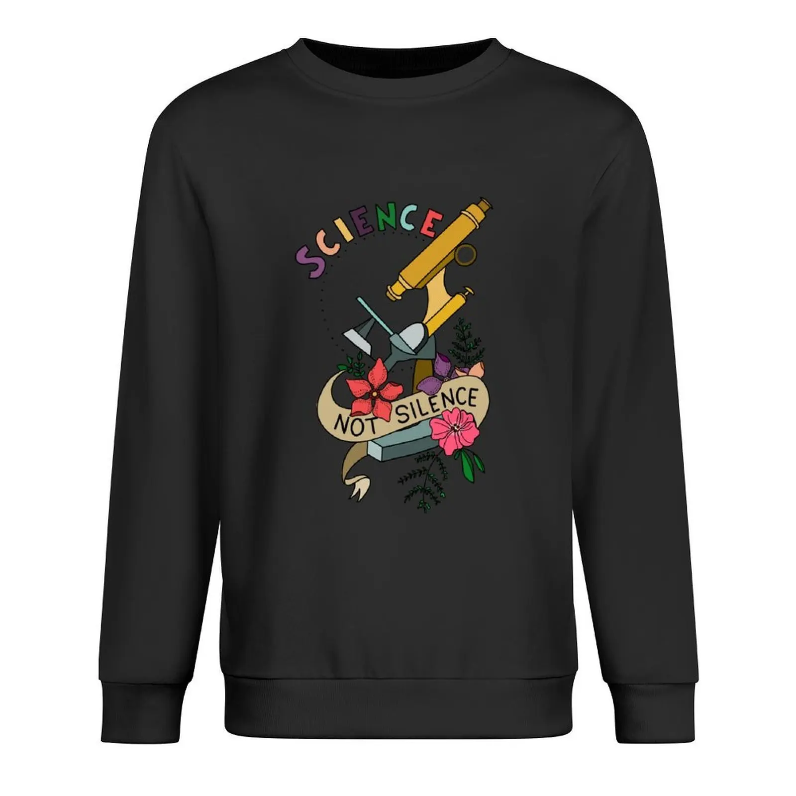 

Science - Not Silence Pullover men's sweat-shirt blouse clothes for men autumn jacket men graphic sweatshirts