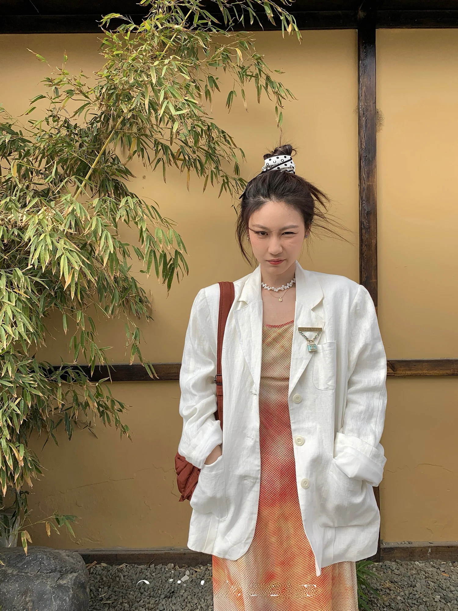 

Романтичный повседневный пиджак Meii Dad, однотонный, для работы, с длинными рукавами, на пуговицах, женская модная верхняя одежда