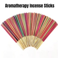 30/60/120Pcs Aromatherapy Incense Sticks Mixed Set Natural Fragrances Lavender Rose Ocean Incense Stick for Home Yoga Meditation