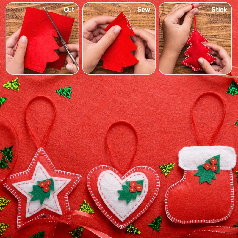 50 Colors Craft , Sheets 20×30cm, Colored Crafting, Durable , A4 , Felt Fabric For Sewin