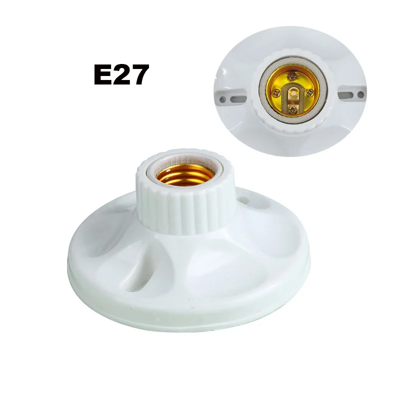 1/2pcs E27 Lamp Holder E27 Bulb Holder Lamp Socket Ceramic Bulb power Socket Lamp Base Wholesale High Quality M20