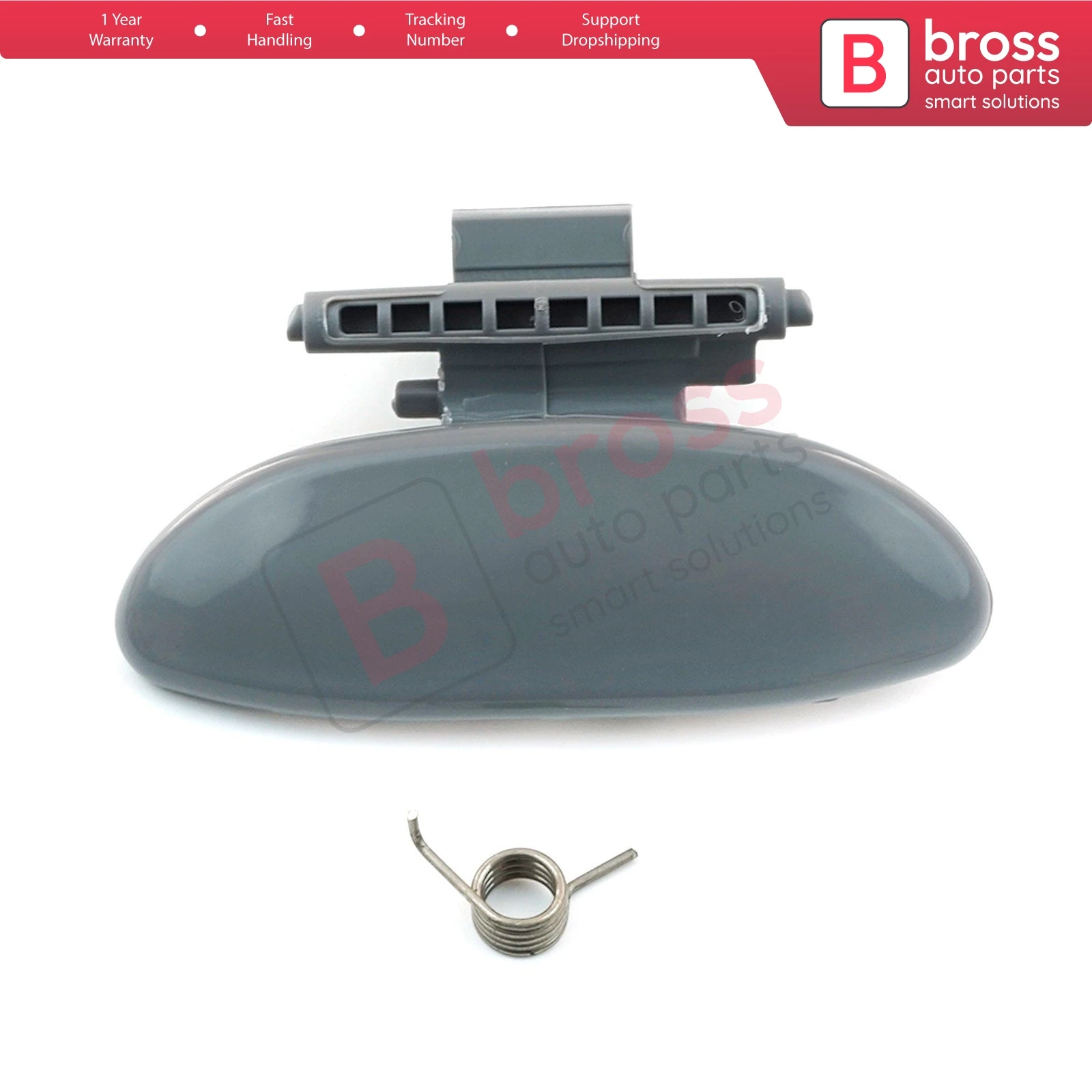 Bross Auto Parts BDP987 Glove Box Lid Handle Button Opener 8218.A3 GRAY COLOR for Citroen Elysee C2 C3 Peugeot 301