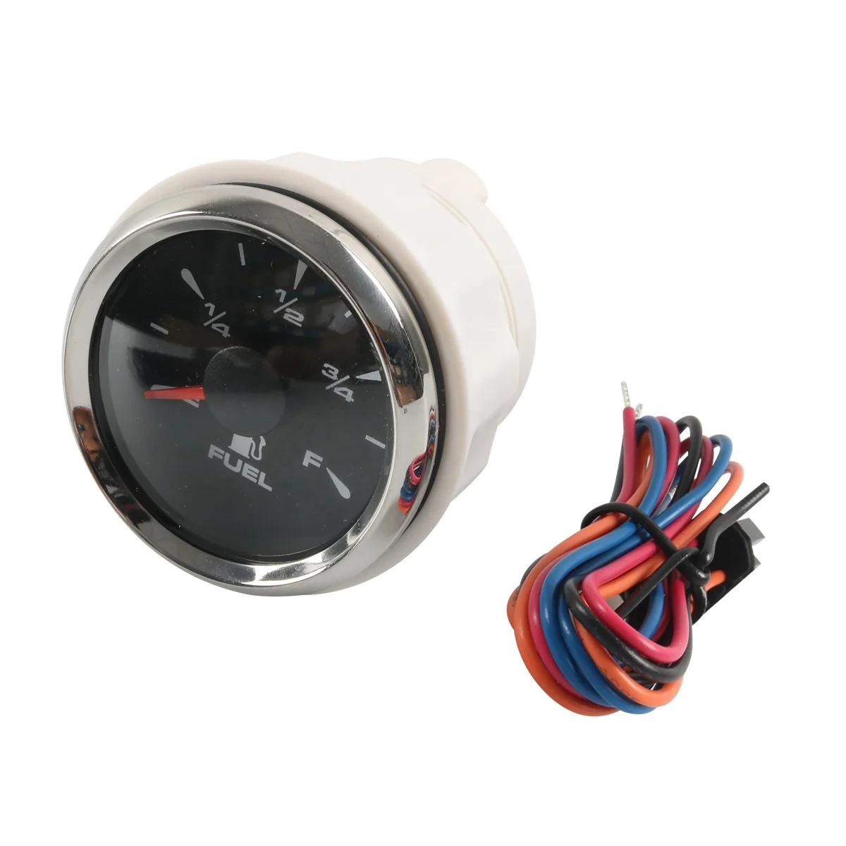 2 Inch 52mm 9-32V Pointer Fuel Tank Level Gauge Meter Indicator 33-240ohm With Sensor Kit - Waterproof - Black