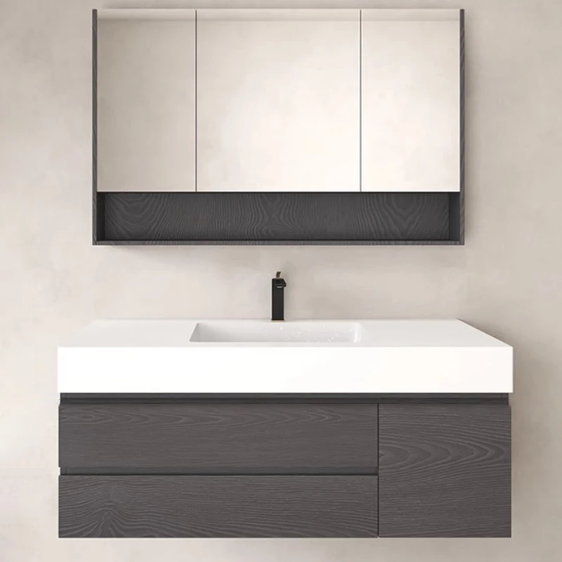 

Luxury Accessories Bathroom Cabinet Closet Organization Shelves Modern Bathroom Cabinet Led Light Washing Mobile Bagno Furniture