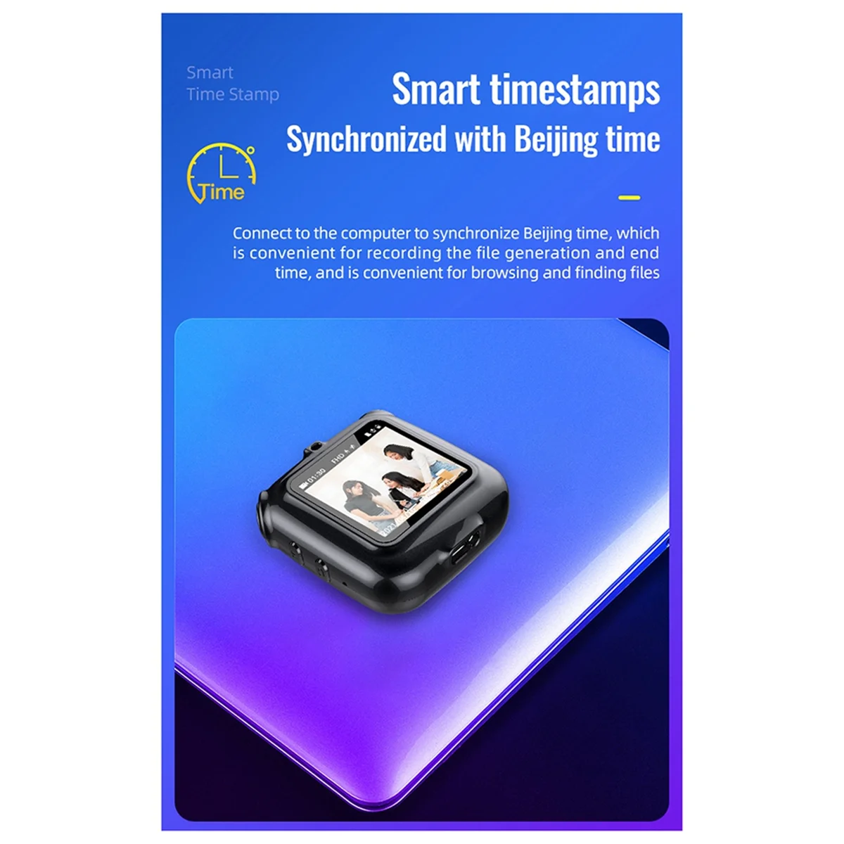 Neue V9 Mini Clip Halskette Kamera 1080P Tragbare Cam Display Bildschirm Audio Video Stimme Foto Recorder Smart Camcorder 8GB