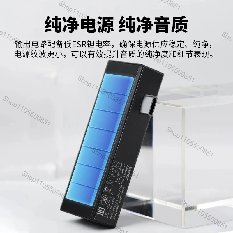 Mini Mobile Power Bank 1100mAh Type-C Charging Portable Power Bank for KA17 QX13 Custom Charger Original PowerBank