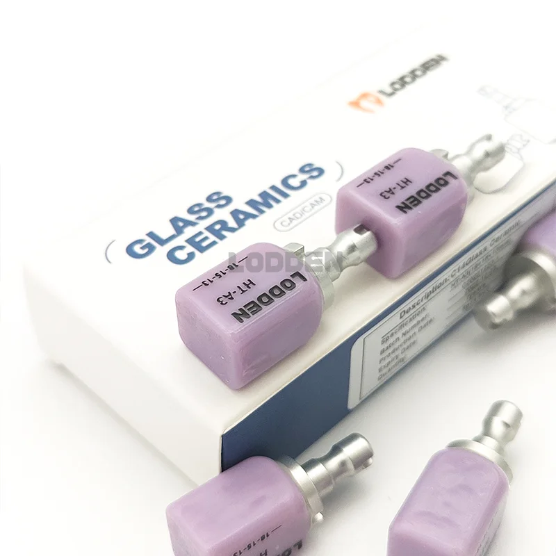 LODDEN bloques de disilicato de litio de cerámica de vidrio C14 LT/HT para CAD CAM Sirona Cerec Syste Material de fresado de odontología, 5