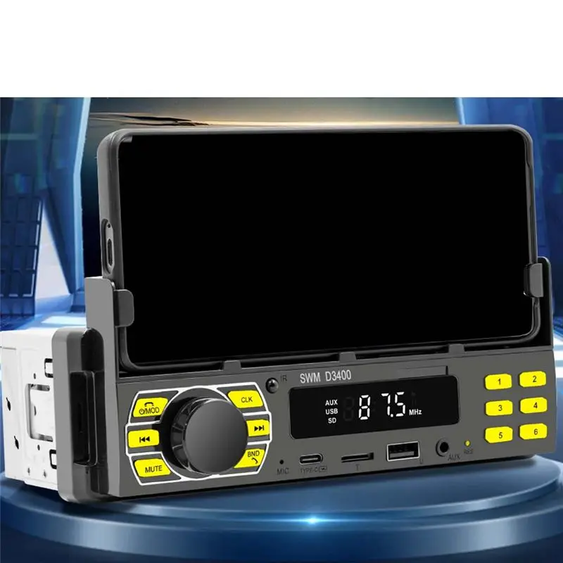 1Set Bracket Car Bluetooth Player Multifunction Can Locate And Find Car U Disk ABS+Metal