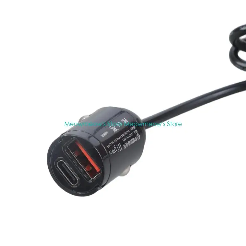 W91A Sạc nhanh Pin 12V đến Bộ điều hợp 5V Cung cấp điện ngoài trời với clip an toàn cho thiết bị động