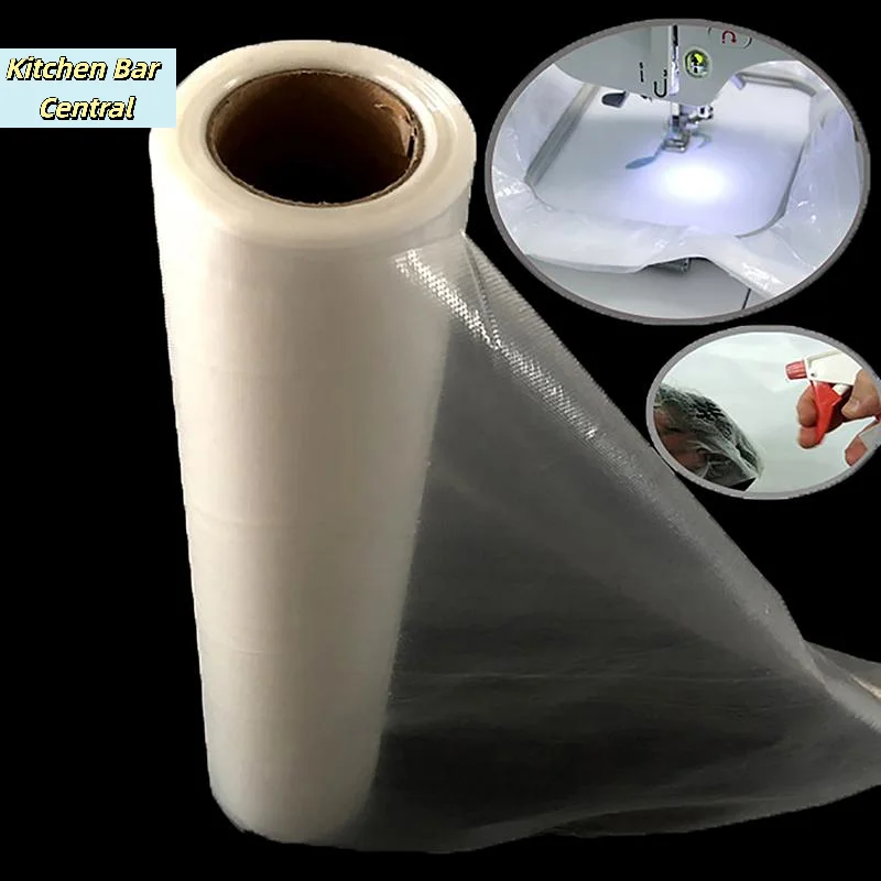 【Maschinenstickerei-Stabilisator, wasserlösliche Stickerei-Überlagerfolie, 11,8 Zoll x 10 Yards Rolle, abwaschbarer Stickerei-Stabilisator】